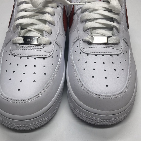 Women’s AirForce 1 ‘07 Flyease White/Orange DX5883-102 USED mark inside No Box - Picture 11 of 11